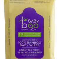 Baby Boo Biodegradable Travel Wipes