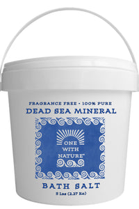 Dead Sea Bath Salt, Fragrance Free