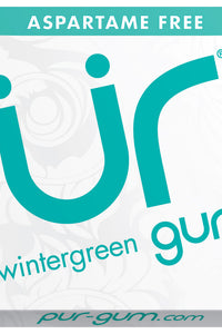 PUR Wintergreen 9pc Gum