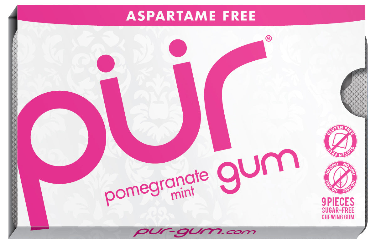 PUR Pomegranate Mint 9pc Gum