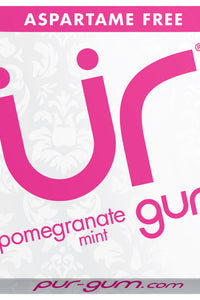 PUR Pomegranate Mint 9pc Gum