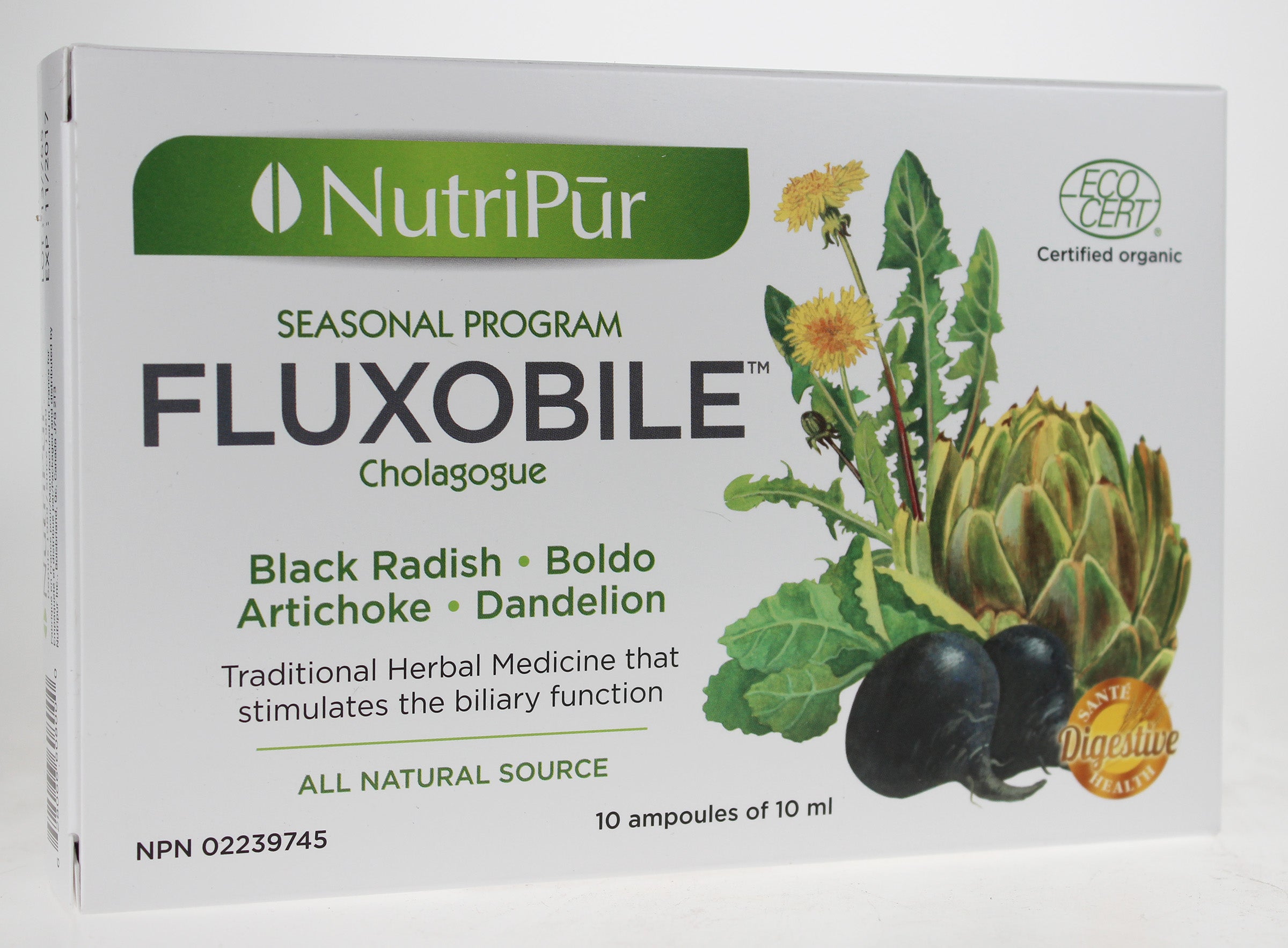 Flux O Bile 10 ampoules