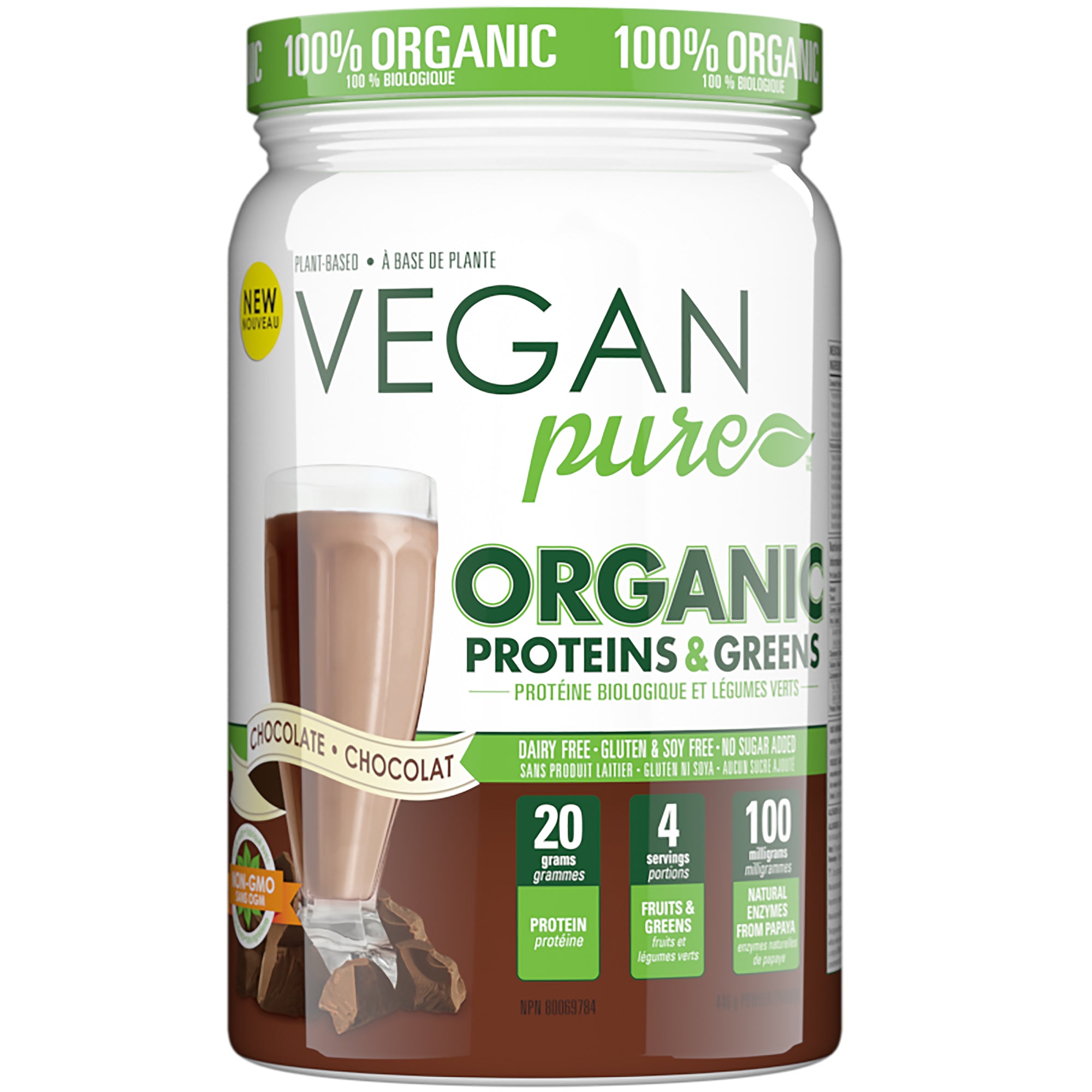 Organic Protein & Greens Choc