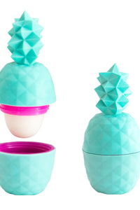 Geometric Pineapple Lip Balm Turq