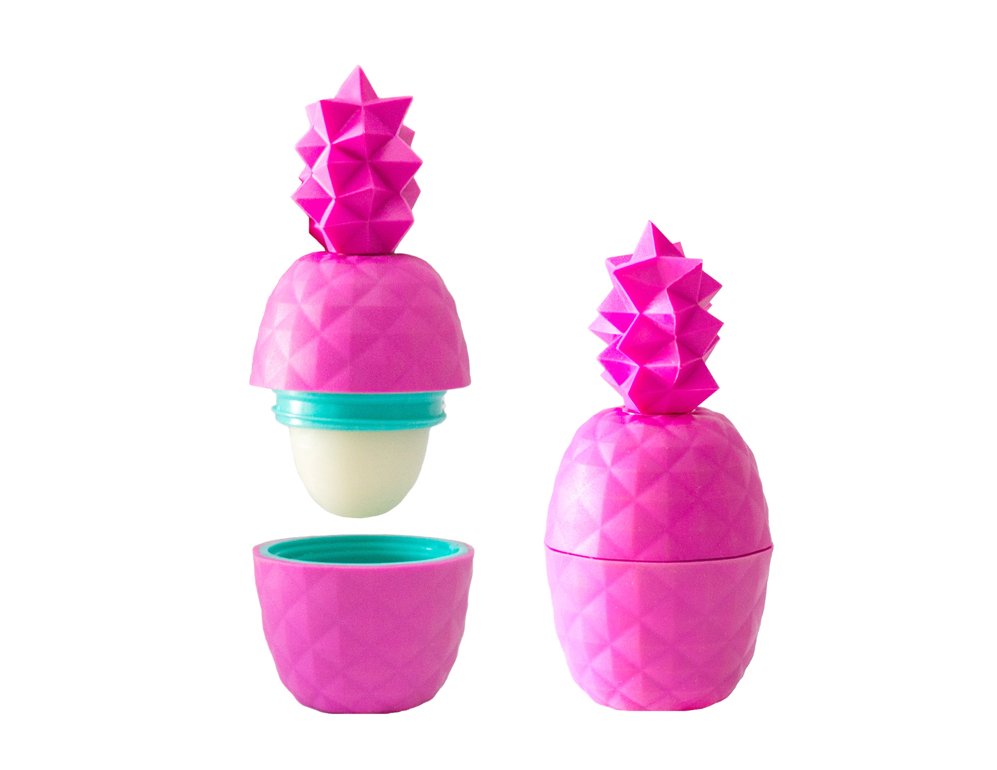 Geometric Pineapple Lip Balm Pink