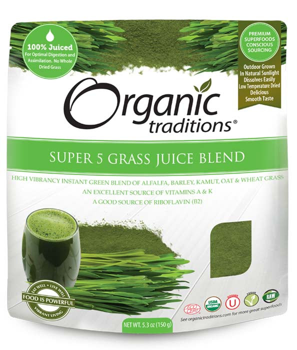 Super 5 Grass Juice Blend