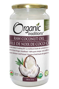 Coconut Oil, Raw Ex Virgin Unrefind