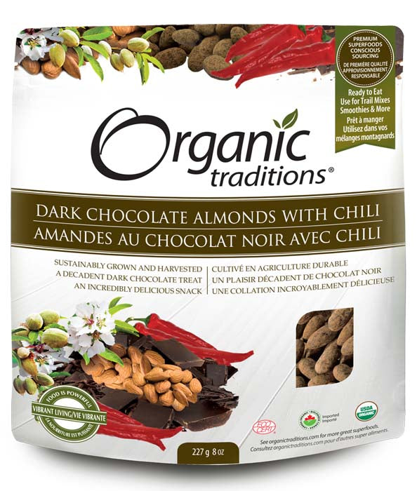 Almonds, Dark Chocolate with Chili