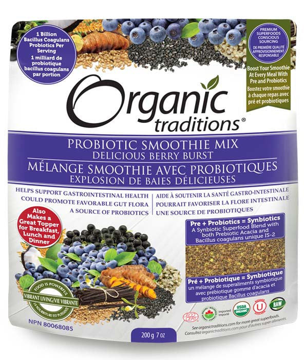 Probiotic Smoothie Mix, Berry Burst