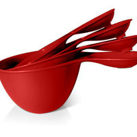 Dry measure cups - Red
