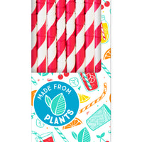 Compostables Straws Red