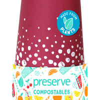 Compostables Hot Cups 8ct Red