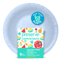 Compostables Bowls 8ct Blue