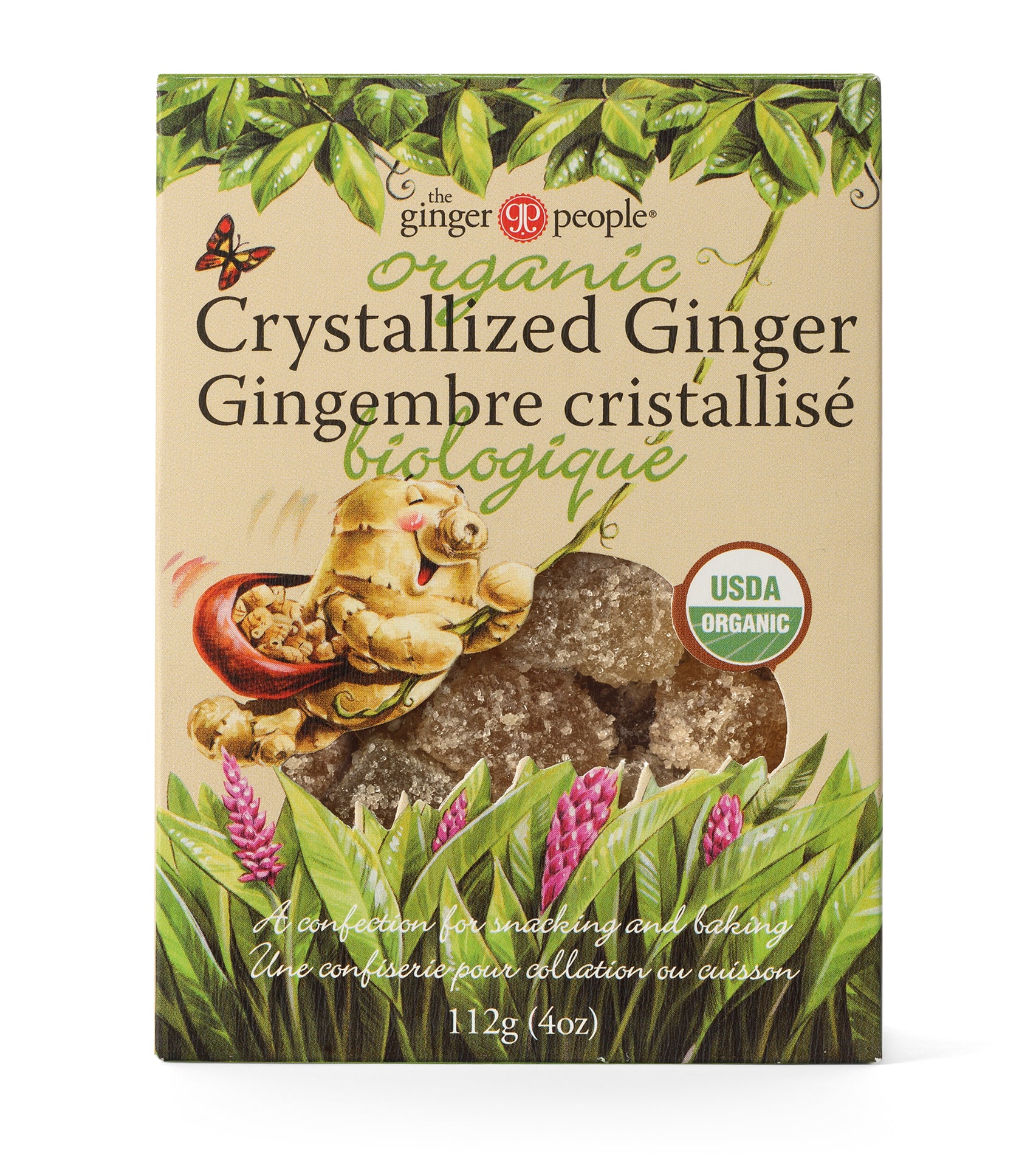 Organic Crystallized Ginger Dice