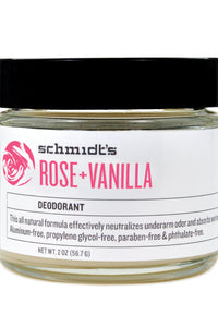 Rose + Vanilla Deodorant Jar