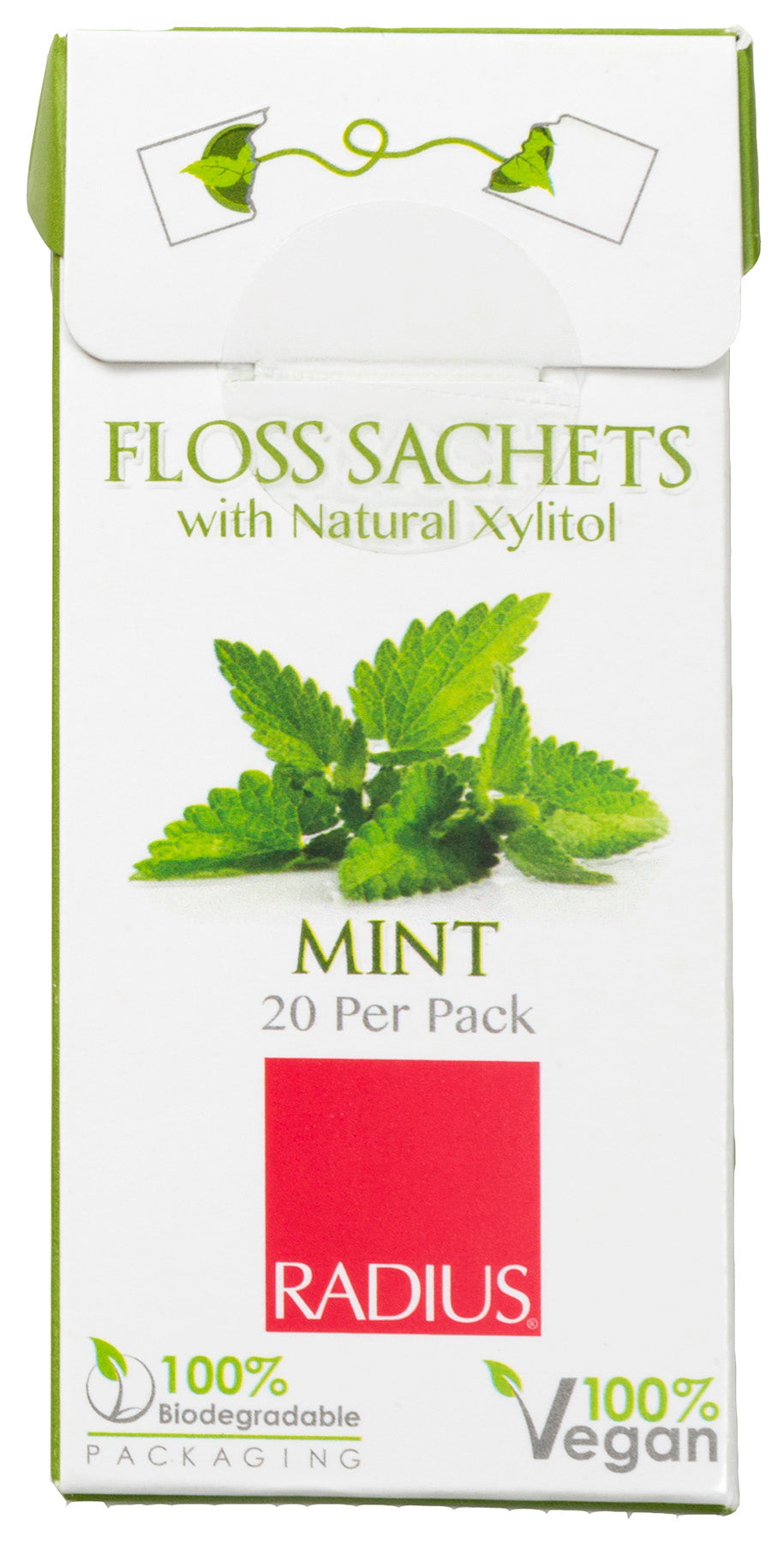 Floss Sachets, Vegan Xylitol Mint