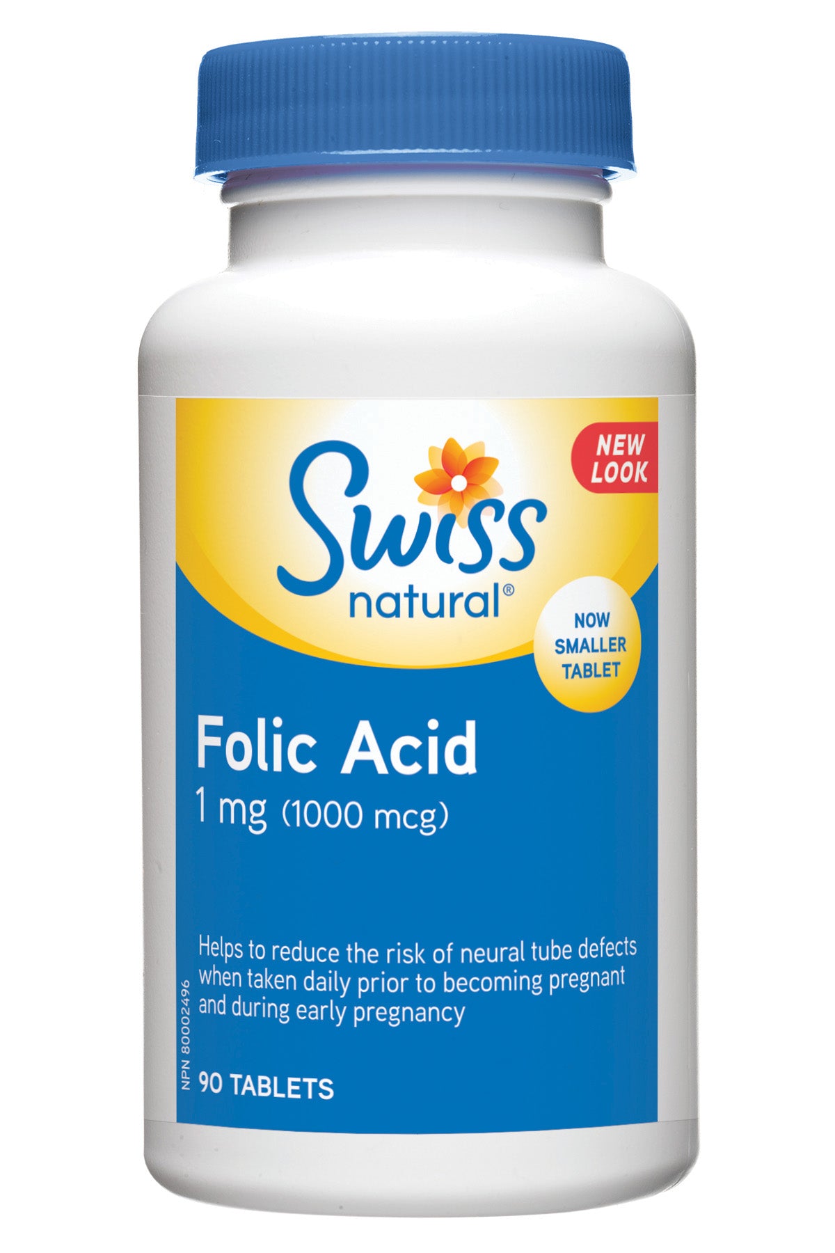 Folic Acid 1mg (1000 mcg)