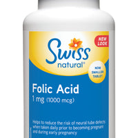 Folic Acid 1mg (1000 mcg)