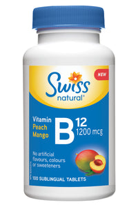 Vit B12 1200mcg Peach Mango