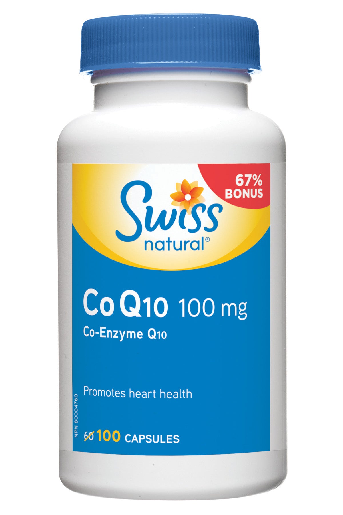 Co Q10(Co-EnzQ10)100mg Bonus