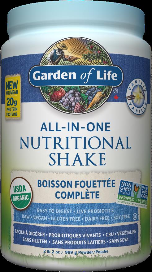 Raw All-In-One Nutr. Shake Vanilla