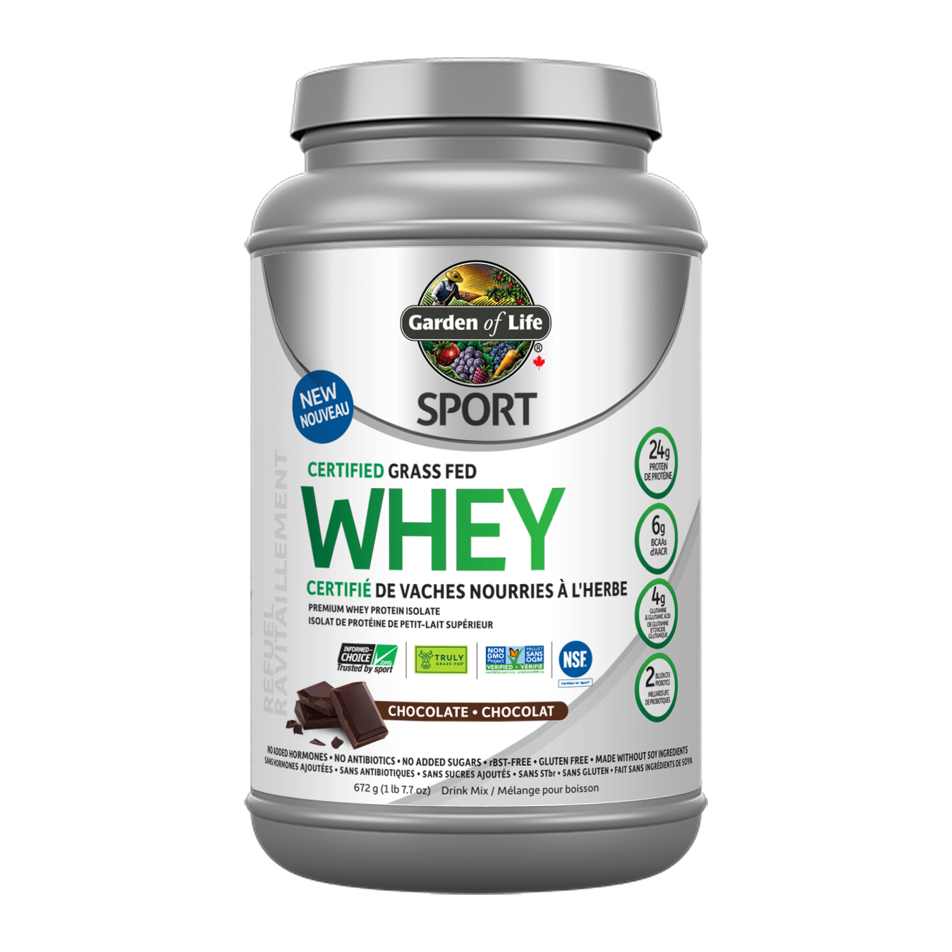 Sport Cert Grass Fed Whey Choc