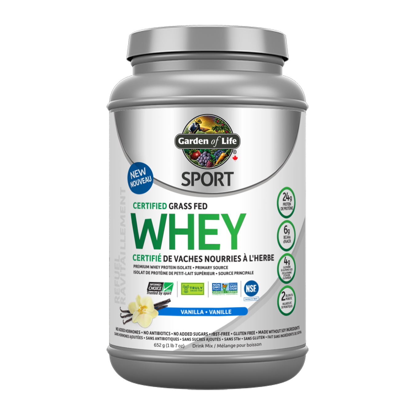 Sport Cert Grass Fed Whey - Van