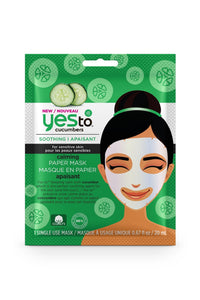 Cucumbers Paper Mask  w/ tray