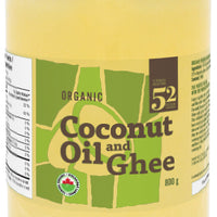 Coconut Oil and Organic Ghee