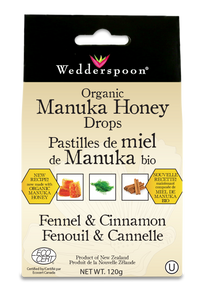 Org Manuka Honey Drop Fennel&Cinn