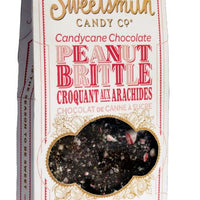 Candycane Chocolate Peanut Brittle