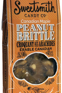 Canadian Maple Peanut Brittle