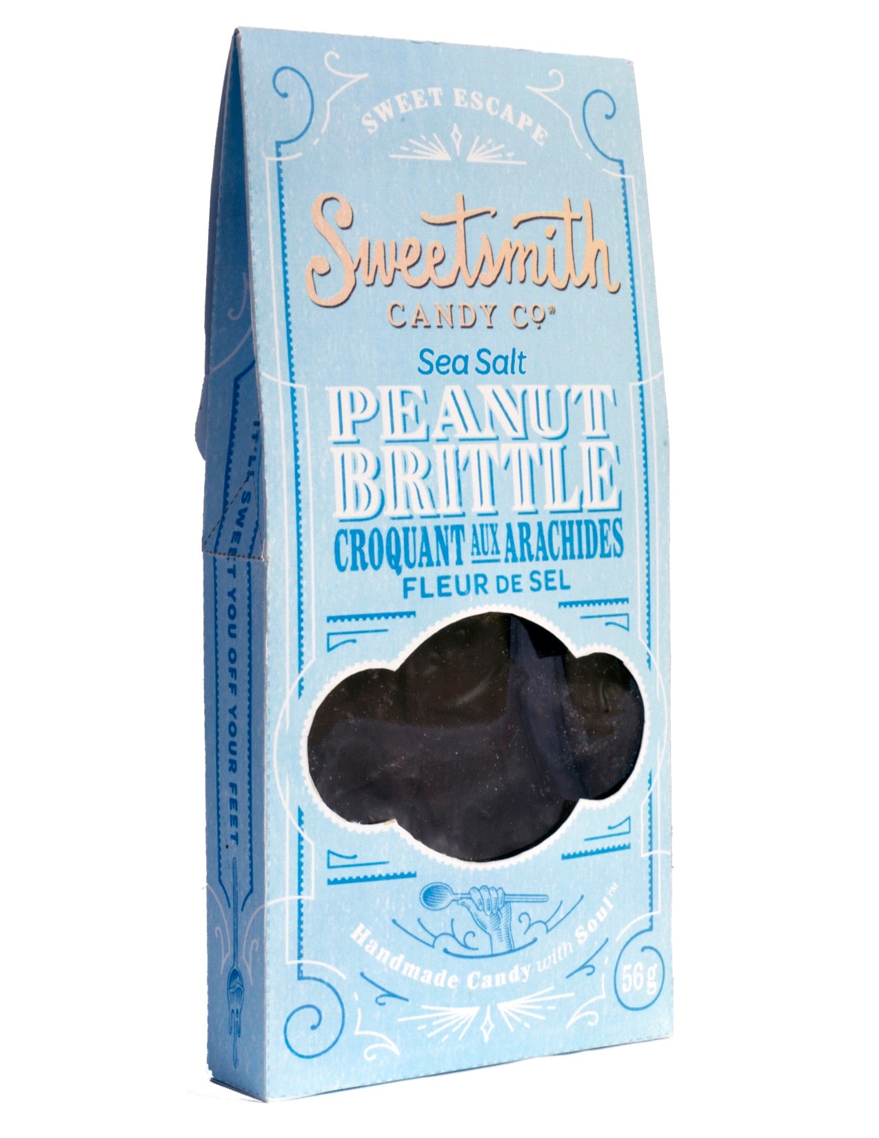 Sea Salt Chocolate Peanut Brittle