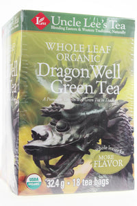 Whole Leaf, Organic Dragon Well Green Tea