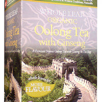 Whole Leaf, Organic Ginseng Oolong Tea