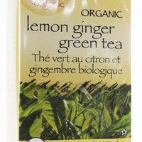 100% Organic Lemon Ginger Green Tea