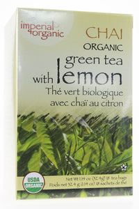 Organic Green Tea Chai with Lemon