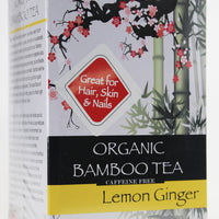 Organic Bamboo Tea Lemon Ginger
