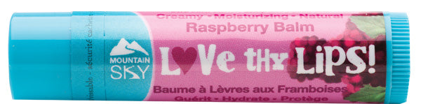 Raspberry Lip Balm Clip Strip