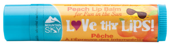 Peach Lip Balm Clip Strip