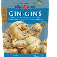 Gin Gins Peanut Chewy Ginger Candy