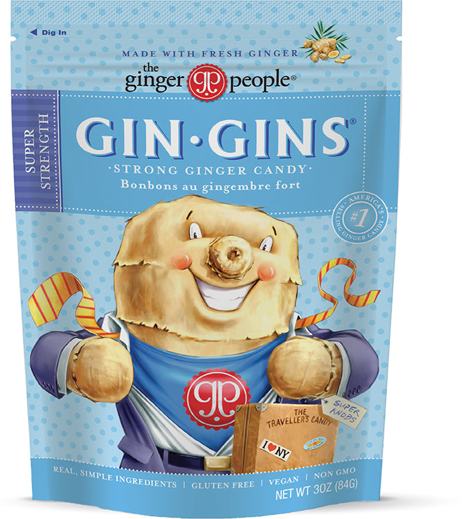 Gin Gins Super Strength Ginger Cara