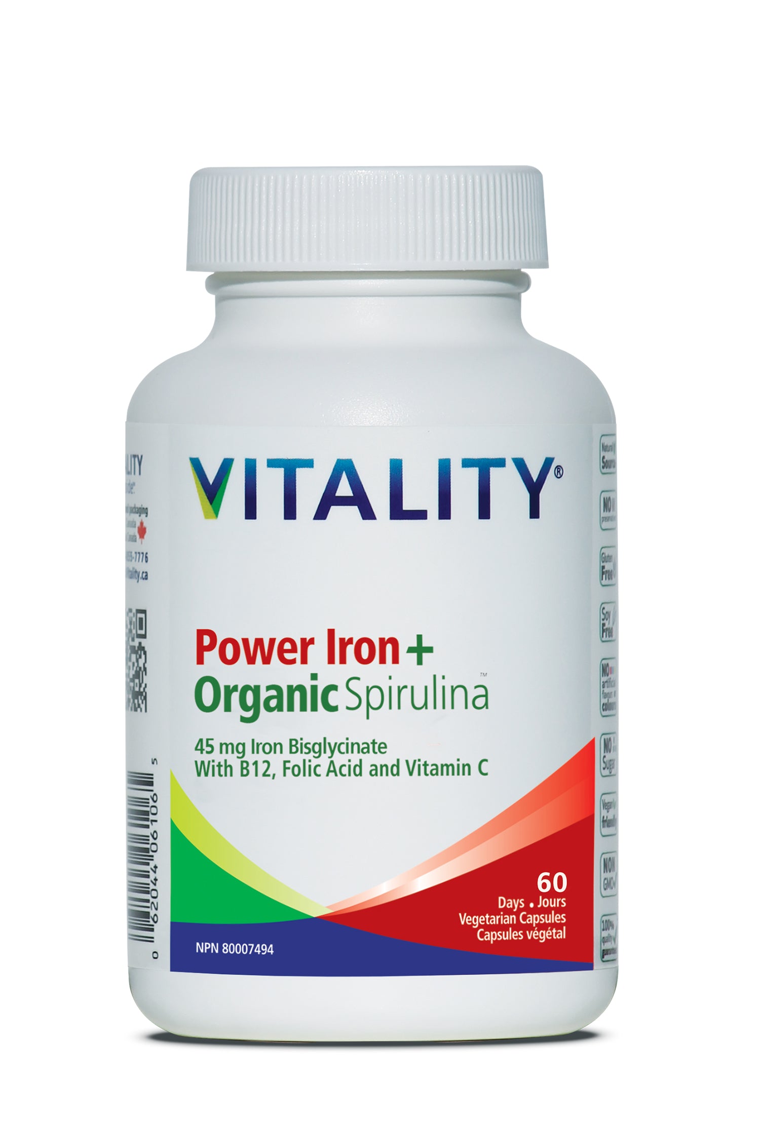 Power Iron+Organic Spirulina