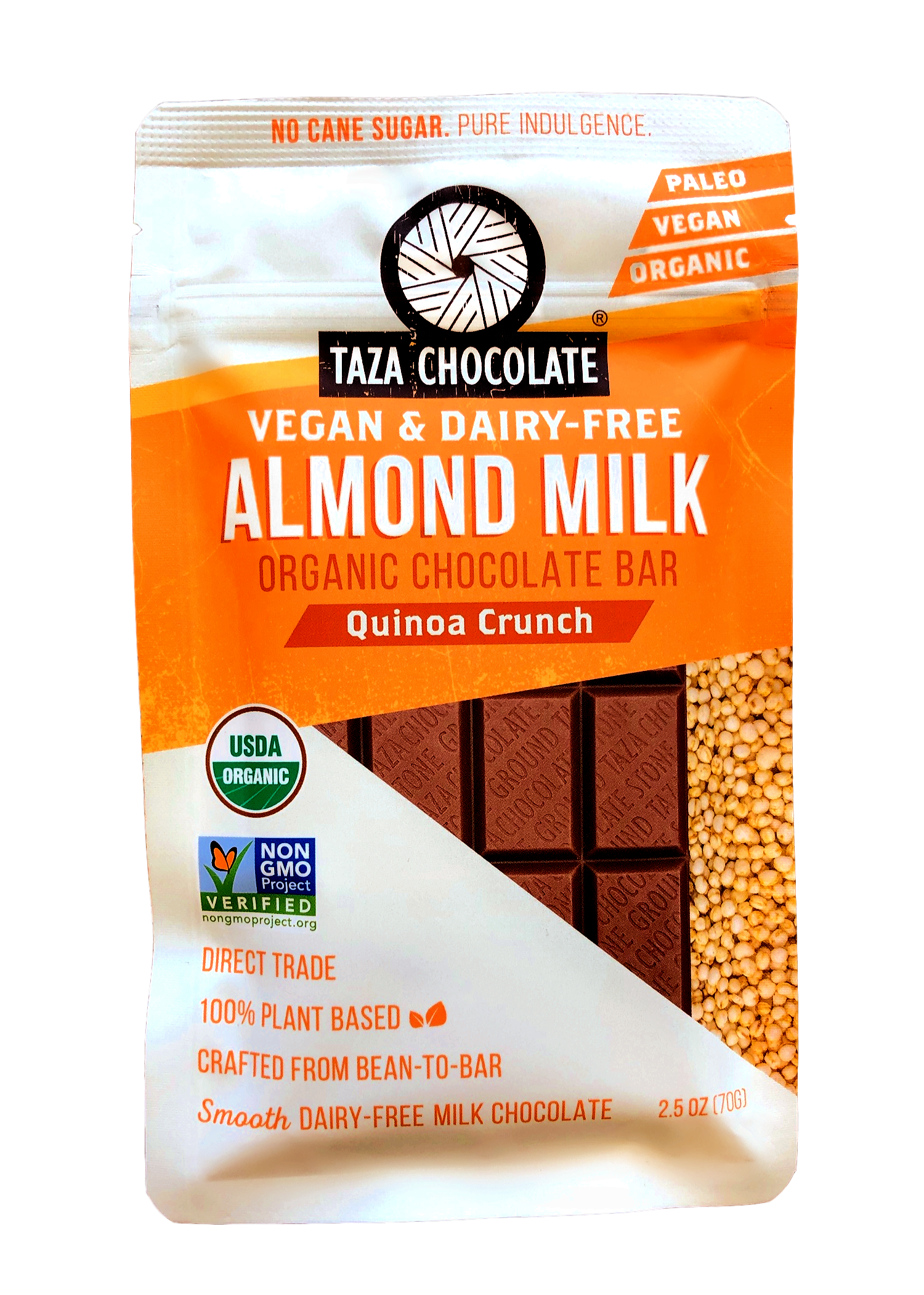 Almond Milk Chocolate Quinoa Crunch