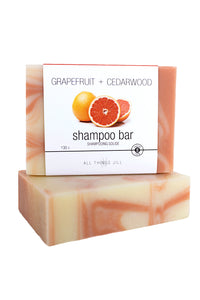 Grapefruit + Cedarwood Shampoo Bar