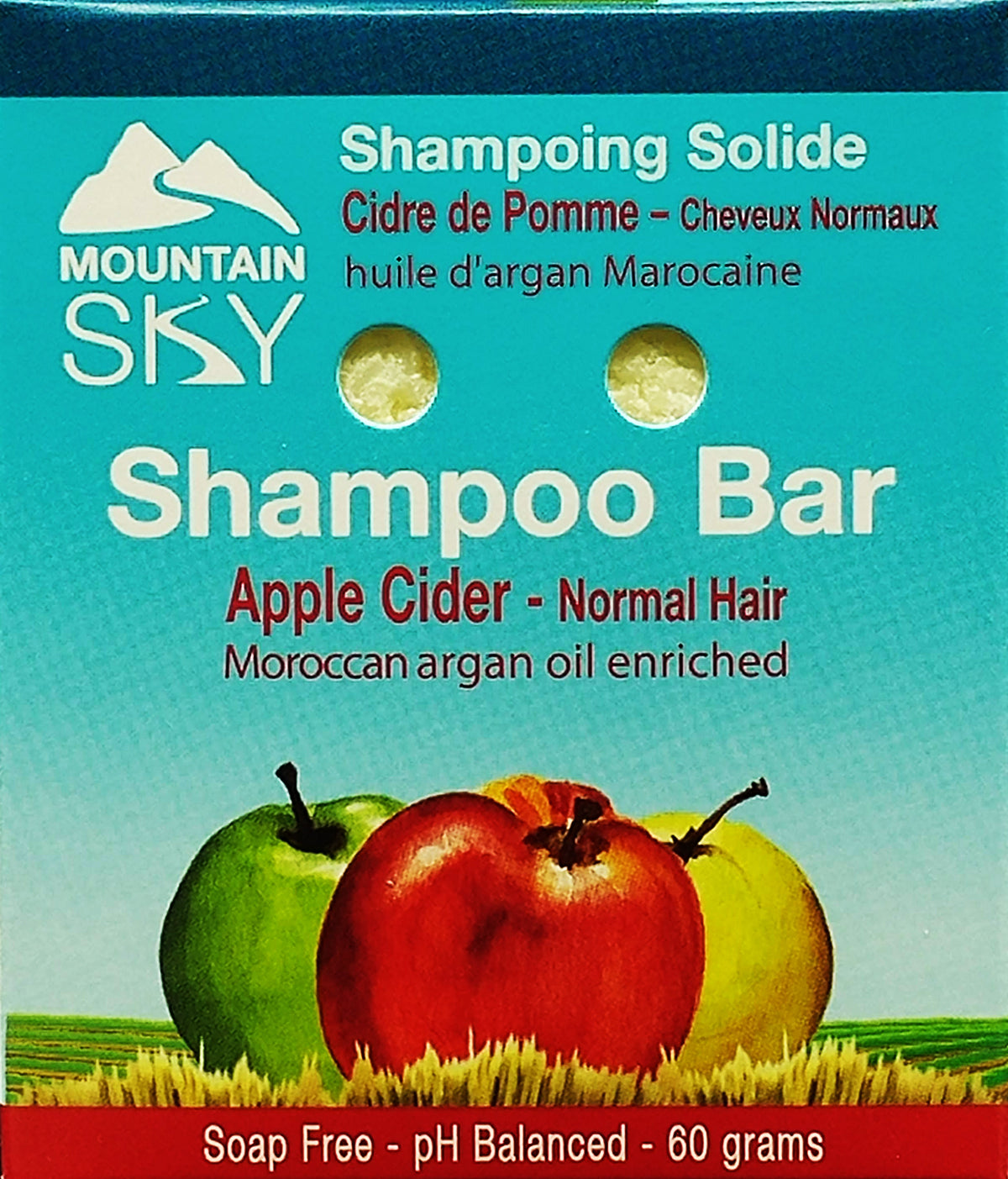 Apple cider Shampoo Bar