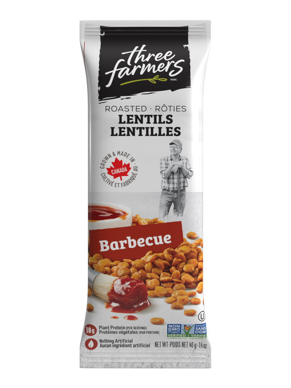 Roasted Lentils - BBQ Snack Packs