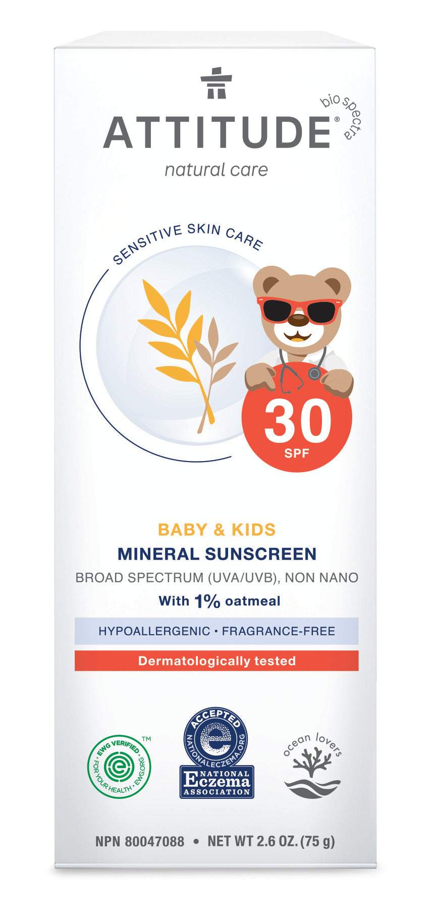 SPF30 Baby Sensitive Skin Frag.Free