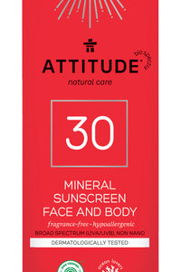 SPF30 Face Sunscreen Fragrance-free