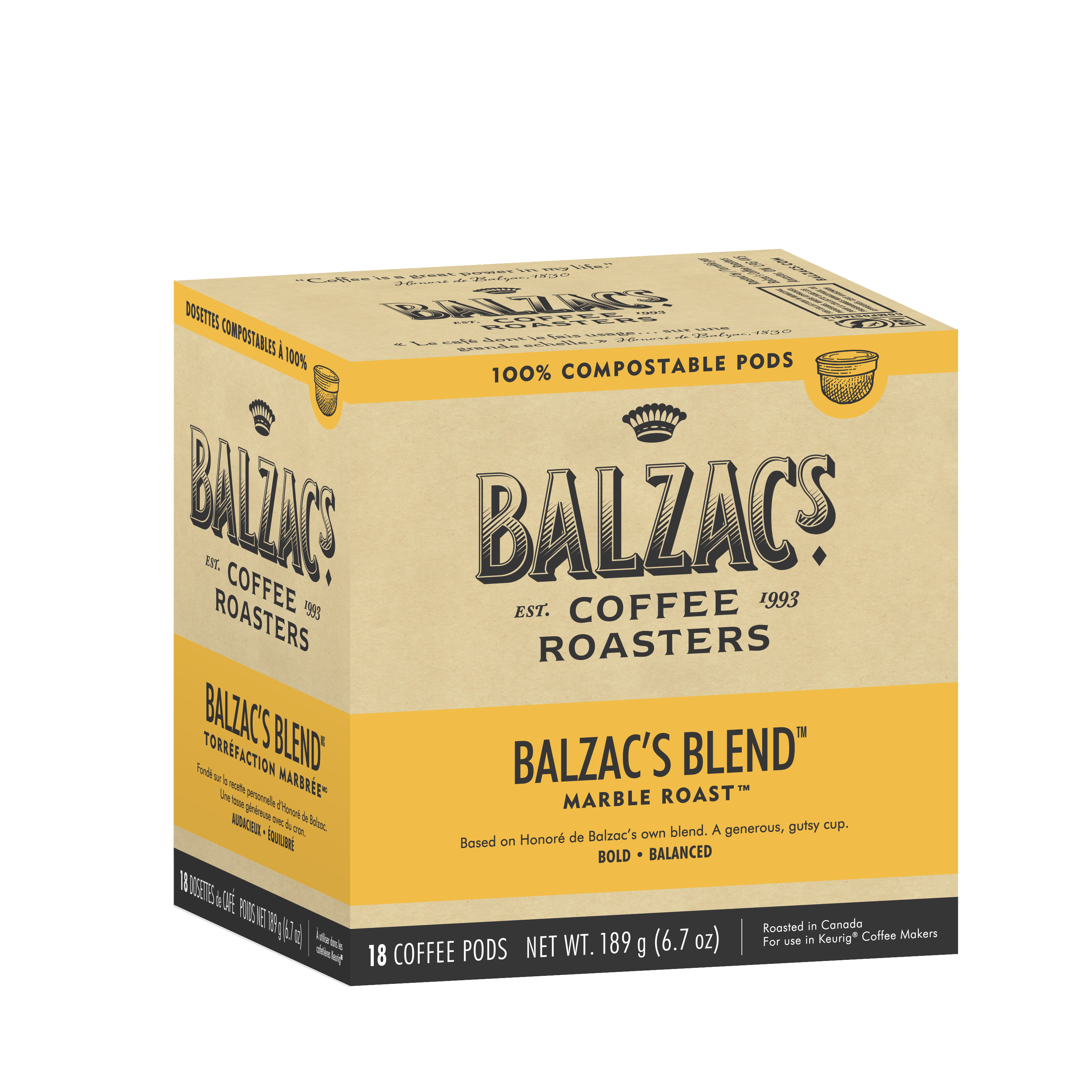 Balzac's Blend Coffee Pods